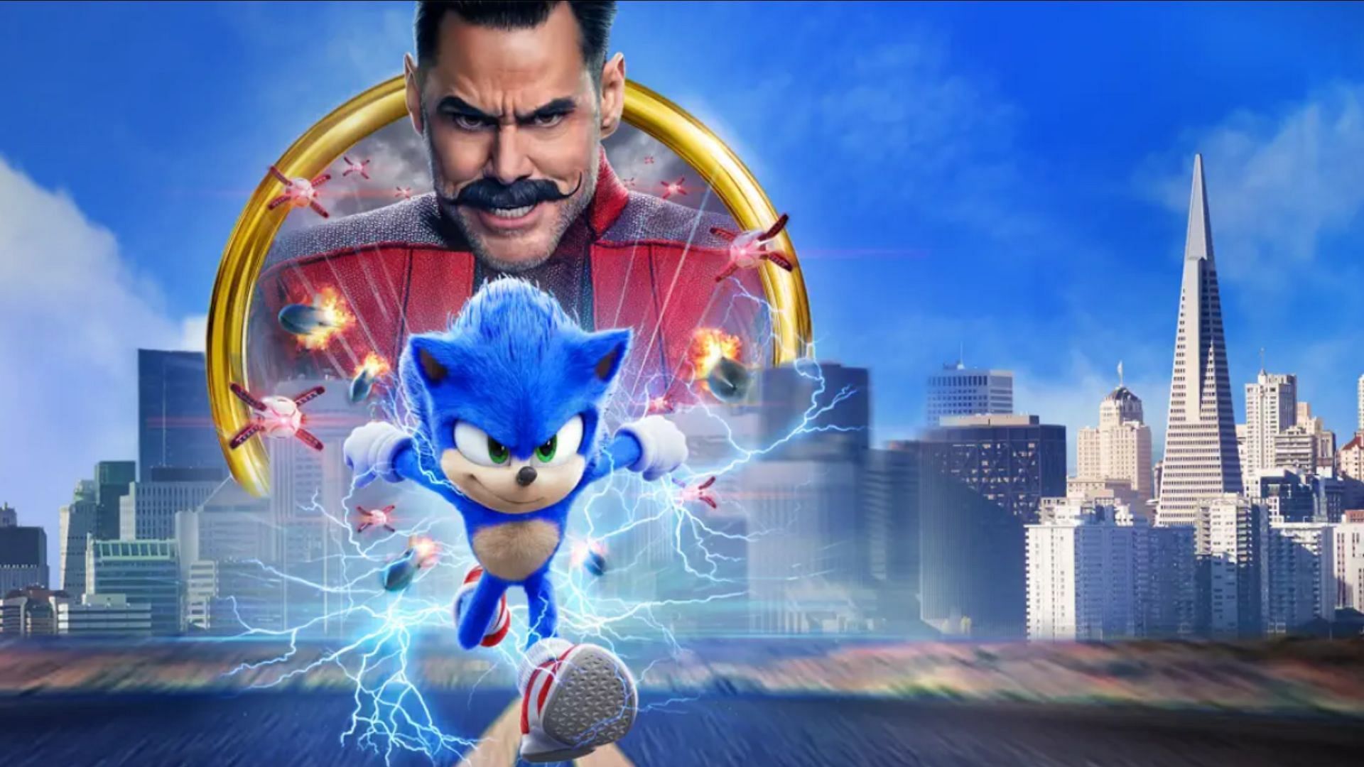 The movie presents a different version of Sonic than in the original games (Image via Apple TV+)